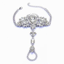 Crystal Rhinestone Anklet For Women Jewelry African Ethnic Summer Seaside Beach Long Anklet Female Foot Chains