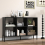 Costway Wooden Storage Bookcase 6 Cube Open Bookshelf Home Office Display Cabinet Rack 3