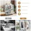 Costway 8-Cube Storage Bookcase Wooden Bookshelf Side Cabinet Freestanding Display Rack 6