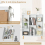 Costway 8-Cube Storage Bookcase Wooden Bookshelf Side Cabinet Freestanding Display Rack 7