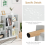 Costway 8-Cube Storage Bookcase Wooden Bookshelf Side Cabinet Freestanding Display Rack 5