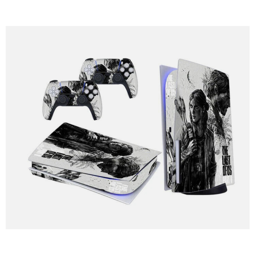 Newjass The Last Of Us Playstation5 Ps5 Disc Version Skin Vinyl Decal Wrap Sticker