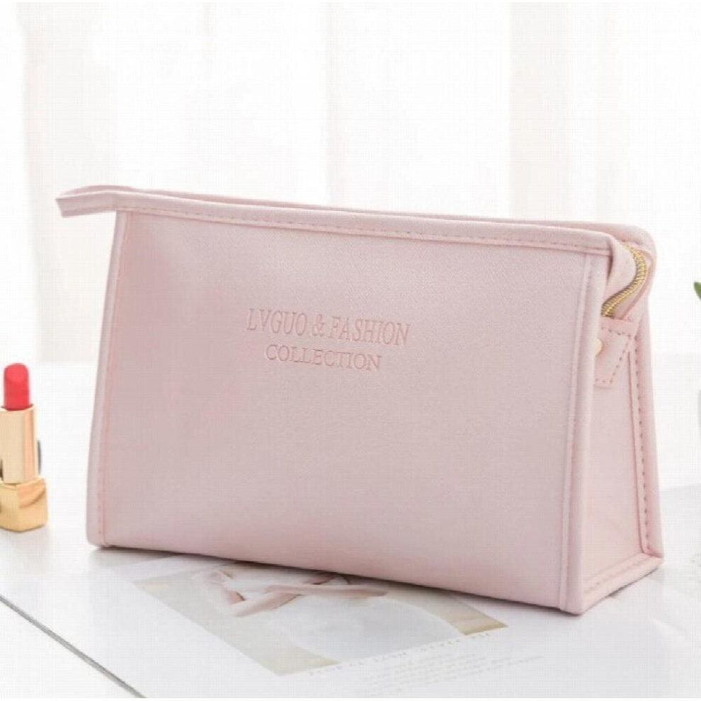 1 Pc Large Women Cosmetic Bag PU Leather Waterproof Zipper Make Up Bag Travel Washing Makeup Organizer Beauty Case
