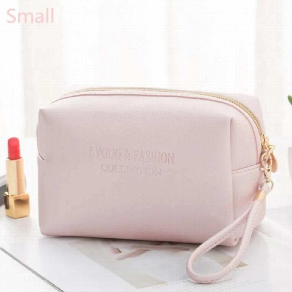 1Pc Large Women Cosmetic Bag PU Leather Waterproof Zipper Make Up Bag Travel Washing Makeup Organizer Beauty Case