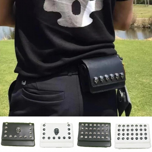 Outdoor Golf Rangefinder Leather Case Storage Bag Rivet Rangefinder Bag Golf 1