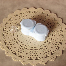 Selling Mini Square Plastic Lens Case Easy Carry Mirror Container Holder Travel Accessories For Christmas