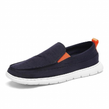 Men Canvas Shoes Breathable Casual Shoes Loafers Lightweight Boat Shoes Slip-on Vulcanize Shoes Sneakers Big Size