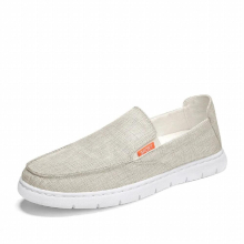 Summer Men Loafers Men Breathable Casual Slip on Flats Comfortable Soft Solid Mens Canvas Shoes Zapatos Hombre Espadrilles