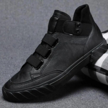 2021Men leather shoes brandmale footwear shoes for men Breathable Flat Lace-Up Shoes Sneakers Men Shoes b15