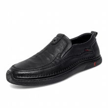 Men Leather Casual Shoes Breathable Loafers Men Sneakers Male Comfortable Flat Footwear Sneakers Men Shoes