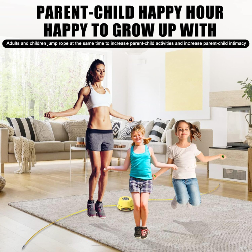 Electric Rope Skipping Machine Jump Rope Digital Counter Smart Remote Control Automatic Jump Rope Machine 2