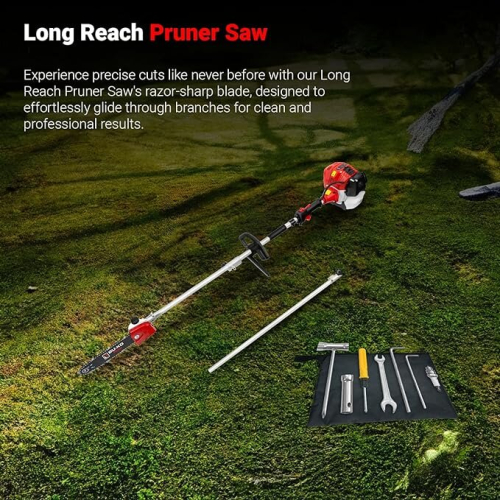 BU-KO BU-KO 52cc Long Reach Petrol Pruner Saw 2