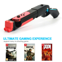 Shooting Gun For Nintendo Switch Joy-Cons, Replacement for Joy-Con Gun Controller Game Gun Hand Grips Compatible with Nintendo Switch Joy-Cons