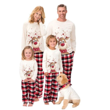 (Baby-6-12M) Family matching pajamas adult children Christmas pajama set