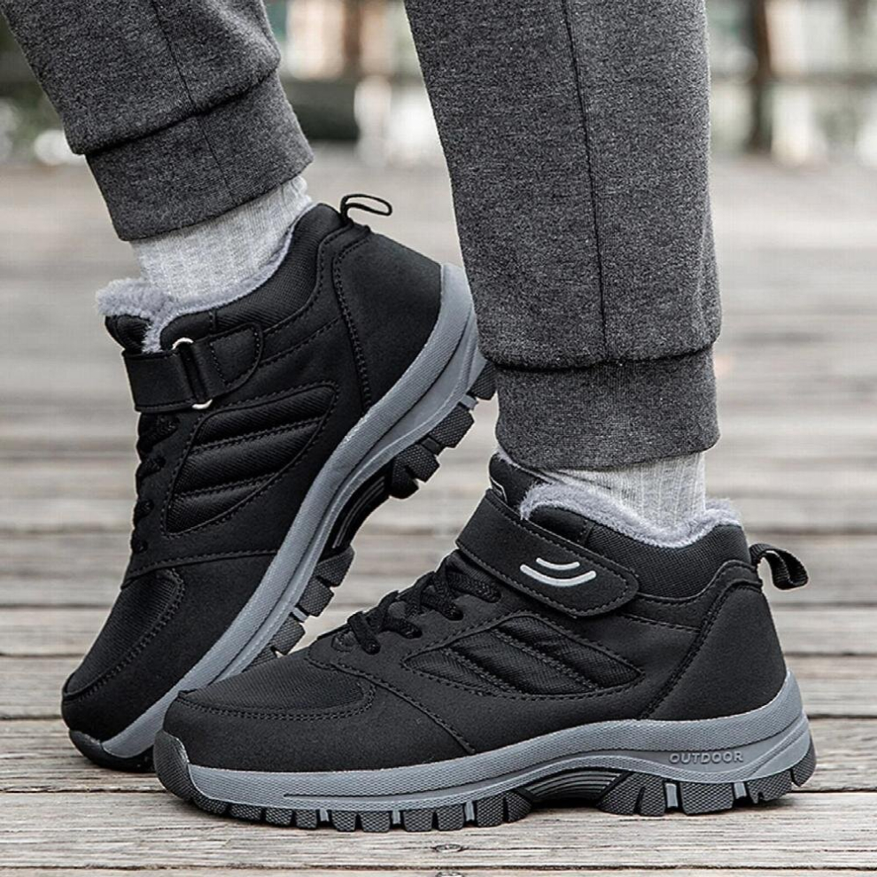 Couple Models Womens Middle Aged And Elderly High Top Velvet Thickening Non Slip Wear Comfortable Womens Size 5-image-OPC-PCWYZ9H-NEW