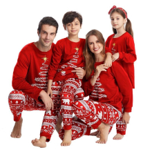 (Red, Kids-11 Years) Family Christmas Pajamas Adult Kids Christmas Pajama Set