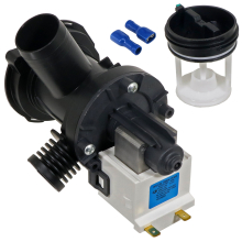 Complete Drain Pump & Filter Unit M326/M327 for Hotpoint, Indesit & Whirlpool - 35W 220-240V | C00282341