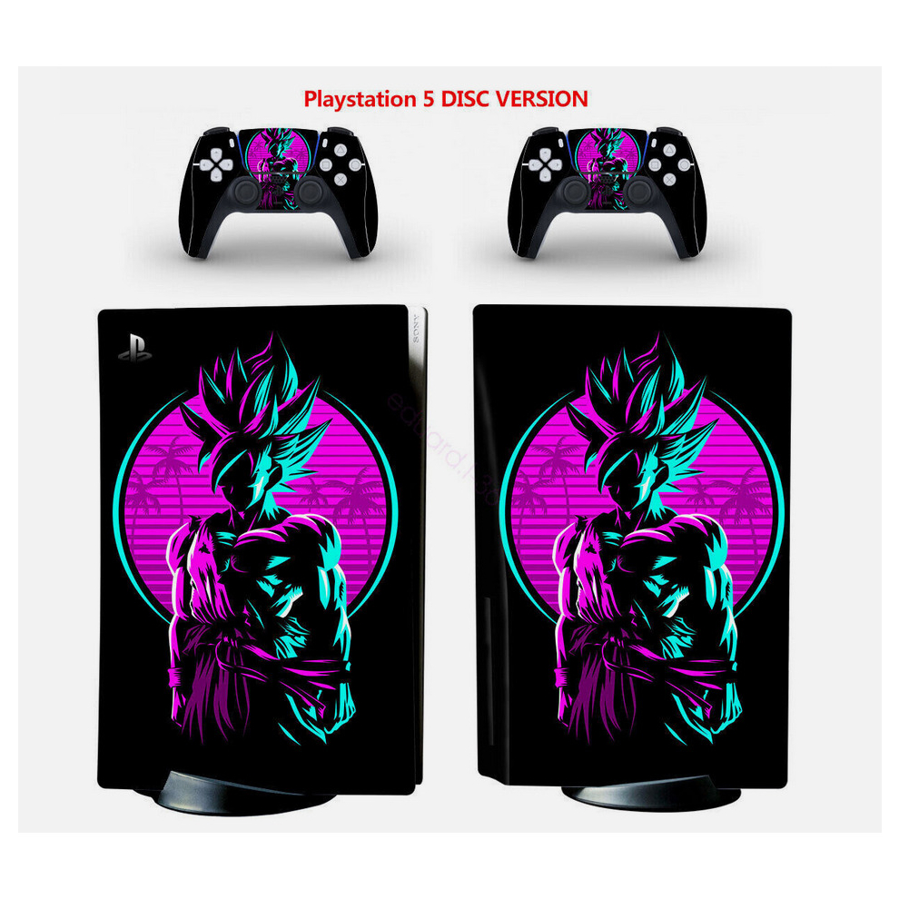 Skin Sticker For Ps5 Console Controller Disc Version Vinyl Cover Sticker Multicoloured 8381923433925