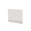 NES Home Nes Home Gorge Modern 800mm White High Gloss PVC Bath End Panel with 15mm Thickness + Plinth 1