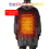 Heated Sherpa Hoodie Blanket/Throw Oversized One Size Fits Most 7