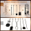 Costway 5 Piece Fireplace Tool Set Fire Place Accessories with Easy-To-Grab Handles 4