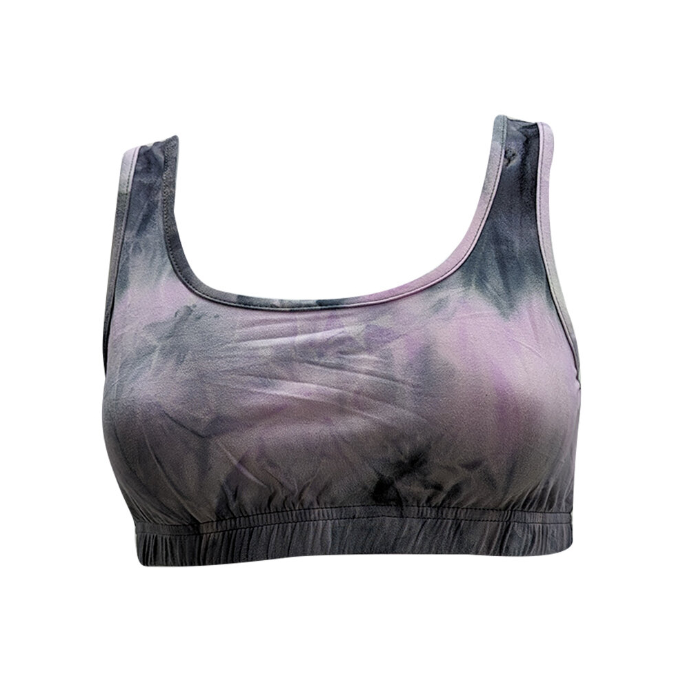 (Pink, M) BRAVE SOUL Womens Sports Bra Tank Top Vest