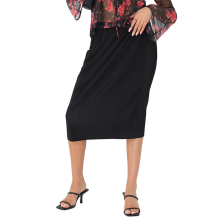 (Black, XS) BRAVE SOUL ELLE Womens Midi Skirts Elasticated Waist