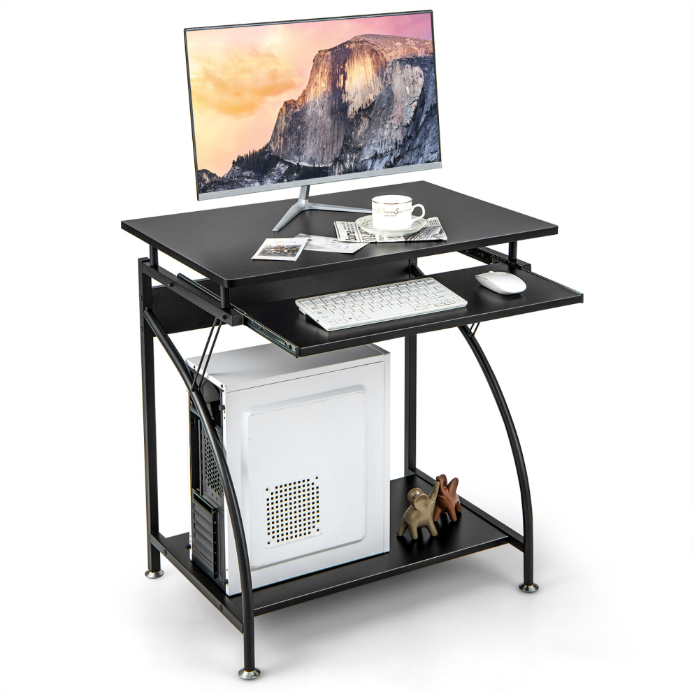 70cm Wooden Computer Desk Writing Workstation PC Laptop Table for Small Spaces
