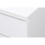 Birlea Bedside 3 Drawer Cabinet White Birlea Oslo Nightstand Side Table 2