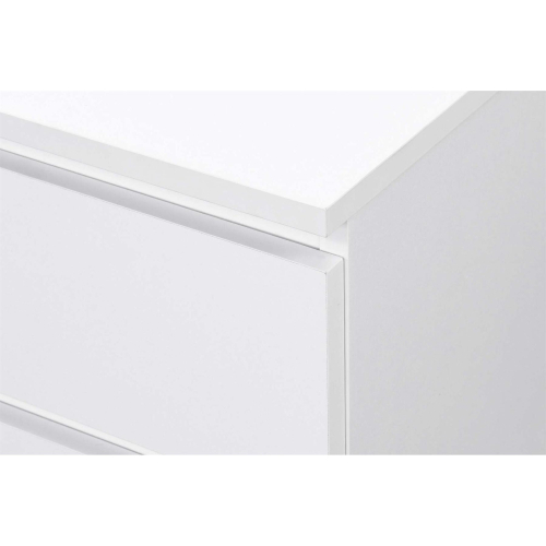Birlea Bedside 3 Drawer Cabinet White Birlea Oslo Nightstand Side Table 1