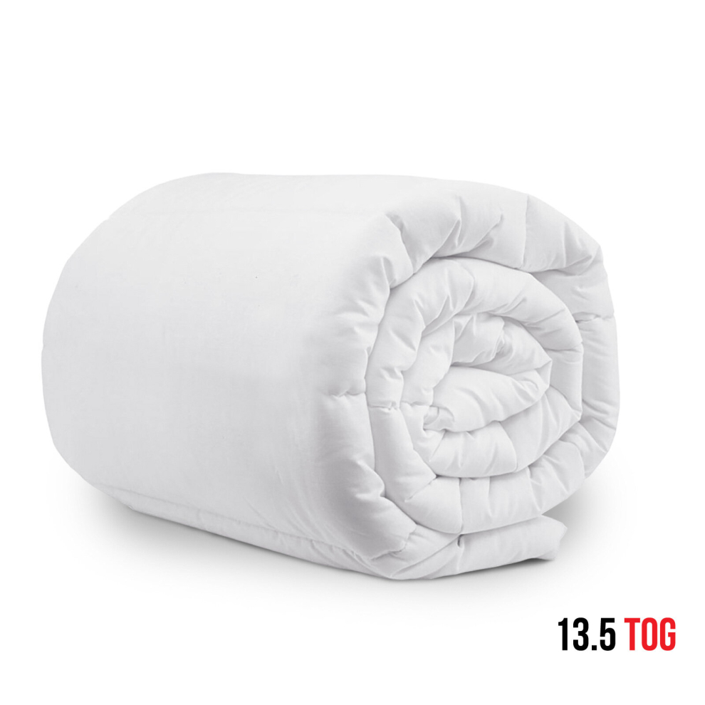 (Super King Duvet Quilt 260x220 cm, 13.5 Tog) Soft Tog Duvet Single Double King Winter Summer Duvets