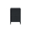 Birlea Bedside 3 Drawer Cabinet Black Birlea Oslo Nightstand Side Table 7