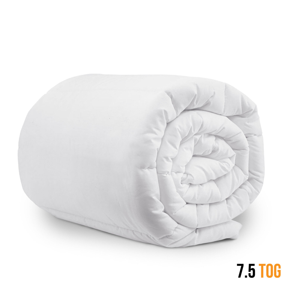Imperial Rooms (Single Duvet Quilt 135X200 Cm, 7.5 Tog) Duvets Tog Soft Anti Allergy Duvet White