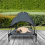 Elevated Pet Mesh Bed Cot with Canopy Cover Medium 3