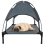 Elevated Pet Mesh Bed Cot with Canopy Cover Medium 1