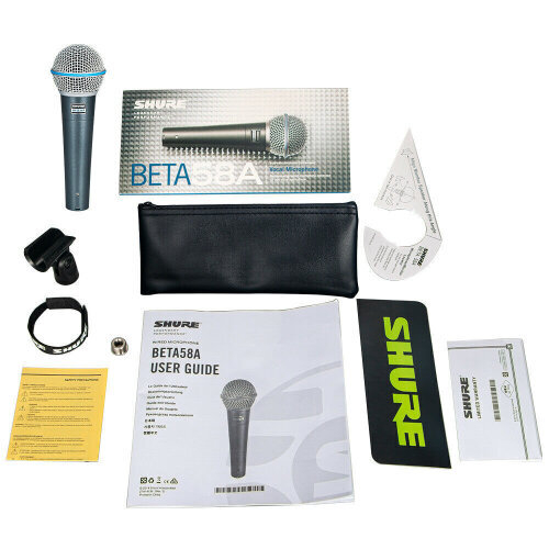 Shure Beta 58A Supercardioid Dynamic Vocal Microphone 2