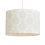 Litecraft Light Shade 30 cm Damask Print Easy Fit Lampshade - Grey 1