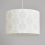 Litecraft Light Shade 30 cm Damask Print Easy Fit Lampshade - Grey 4