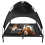 Elevated Dog Bed Raised Cot with Canopy Cover (L) 1