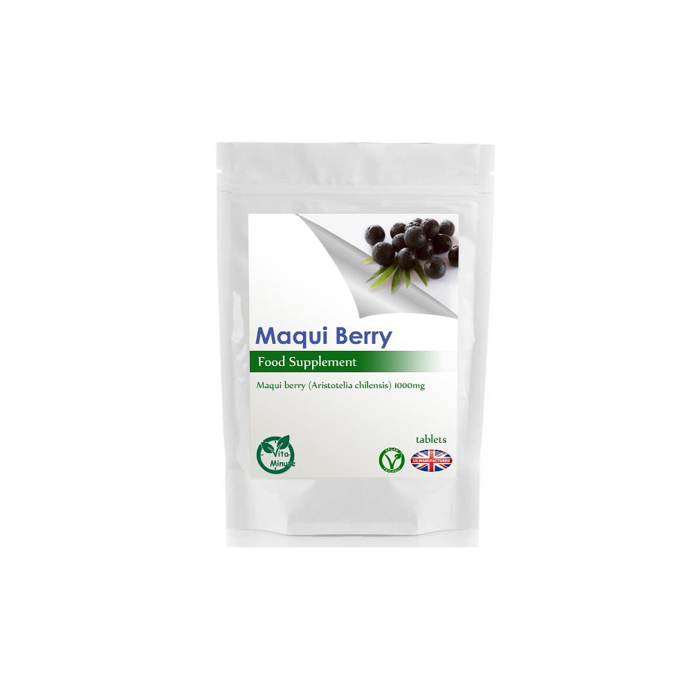 Vitaminute Maqui Berry Extract 1000Mg (1000 Tablets) Weight Loss, Bulk Sale, Uk