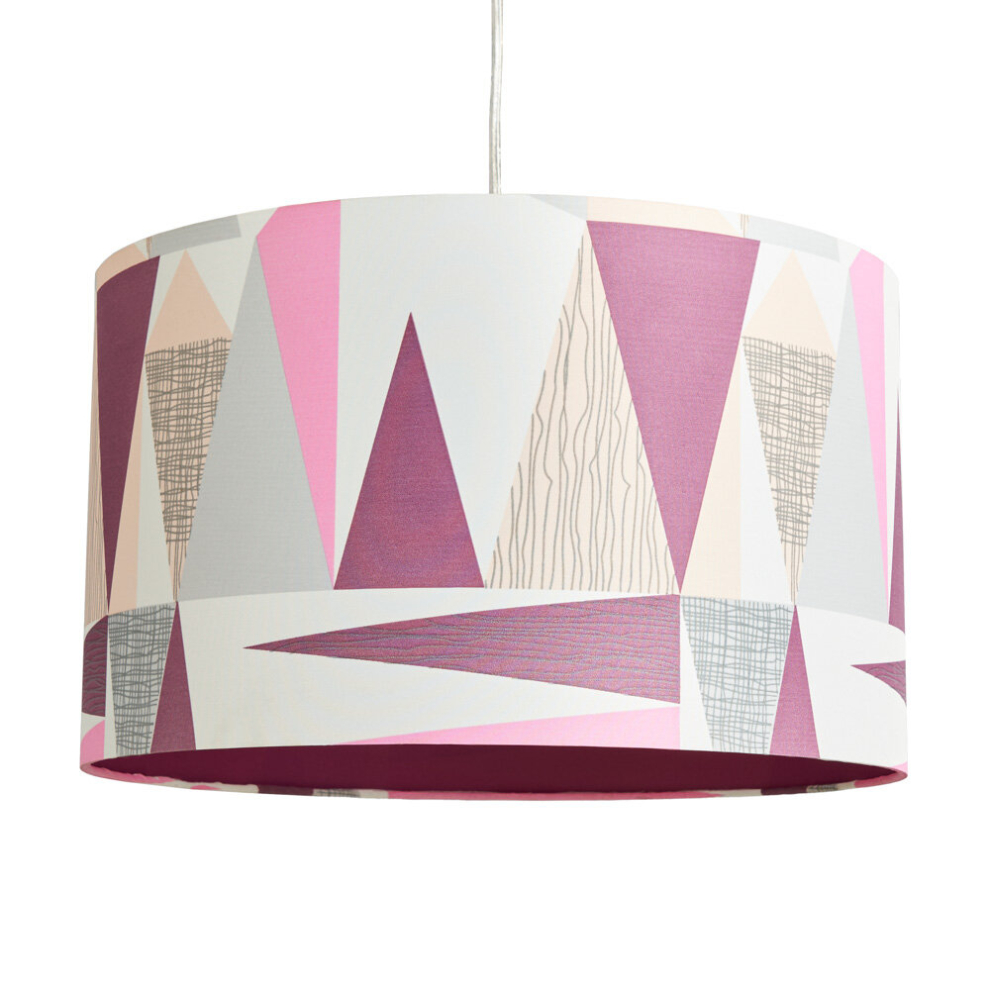 Litecraft Light Shade Scandi 40cm Easy Fit Lampshade - Multi Coloured