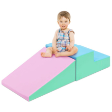 Toddler Climb and Crawl Foam Play Set Baby Soft Safe Foam Playset Activity Toy