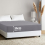 (Double Fitted Bed Sheets, Grey 25cm Plain Fitted Sheet) Fitted Bed Sheets 25cm/40cm Extra Deep Mattress Sheet Single Double King 1