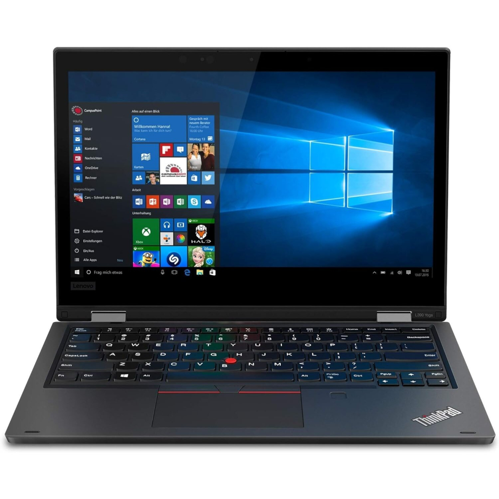 Lenovo Thinkpad Yoga L390 Laptop Intel Core I5-8265U 8Gb Ddr4 256Gb Ssd Win 10