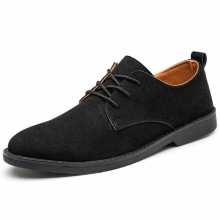 mens Spring Autumn Casual Shoes for mens outdoor breathable suede Leather Soft Driving lace up Flats shoe