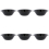 (6PC Cereal Bowls) Melamine Dinner Plates Bowls Reusable Tableware 2