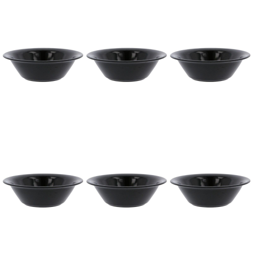 (6PC Cereal Bowls) Melamine Dinner Plates Bowls Reusable Tableware 1