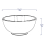 (6PC Small Bowls) Melamine Dinner Plates Bowls Reusable Tableware 6