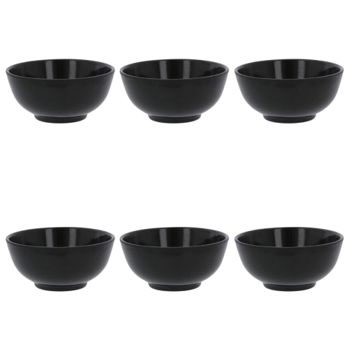 (6PC Small Bowls) Melamine Dinner Plates Bowls Reusable Tableware 1
