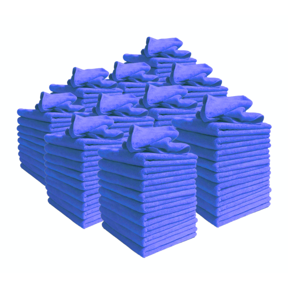 Microfibre Cleaning Cloths, Pack of 100 Large